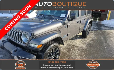 Gray 2025 Jeep Wrangler 4xe Sahara for sale in Columbus, OH