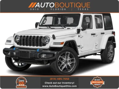 Gray 2025 Jeep Wrangler 4xe Sahara for sale in Columbus, OH