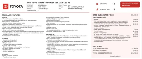 More photos of 2010 Toyota Tundra 4WD Truck Grade at Auto Boutique Ohio, OH