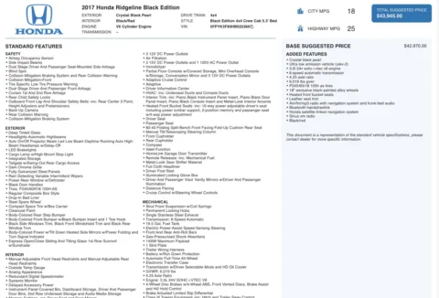 More photos of 2017 Honda Ridgeline Black Edition at Auto Boutique Ohio, OH