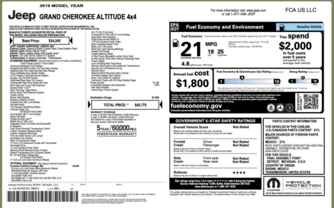 More photos of 2019 Jeep Grand Cherokee Altitude at Auto Boutique Ohio, OH