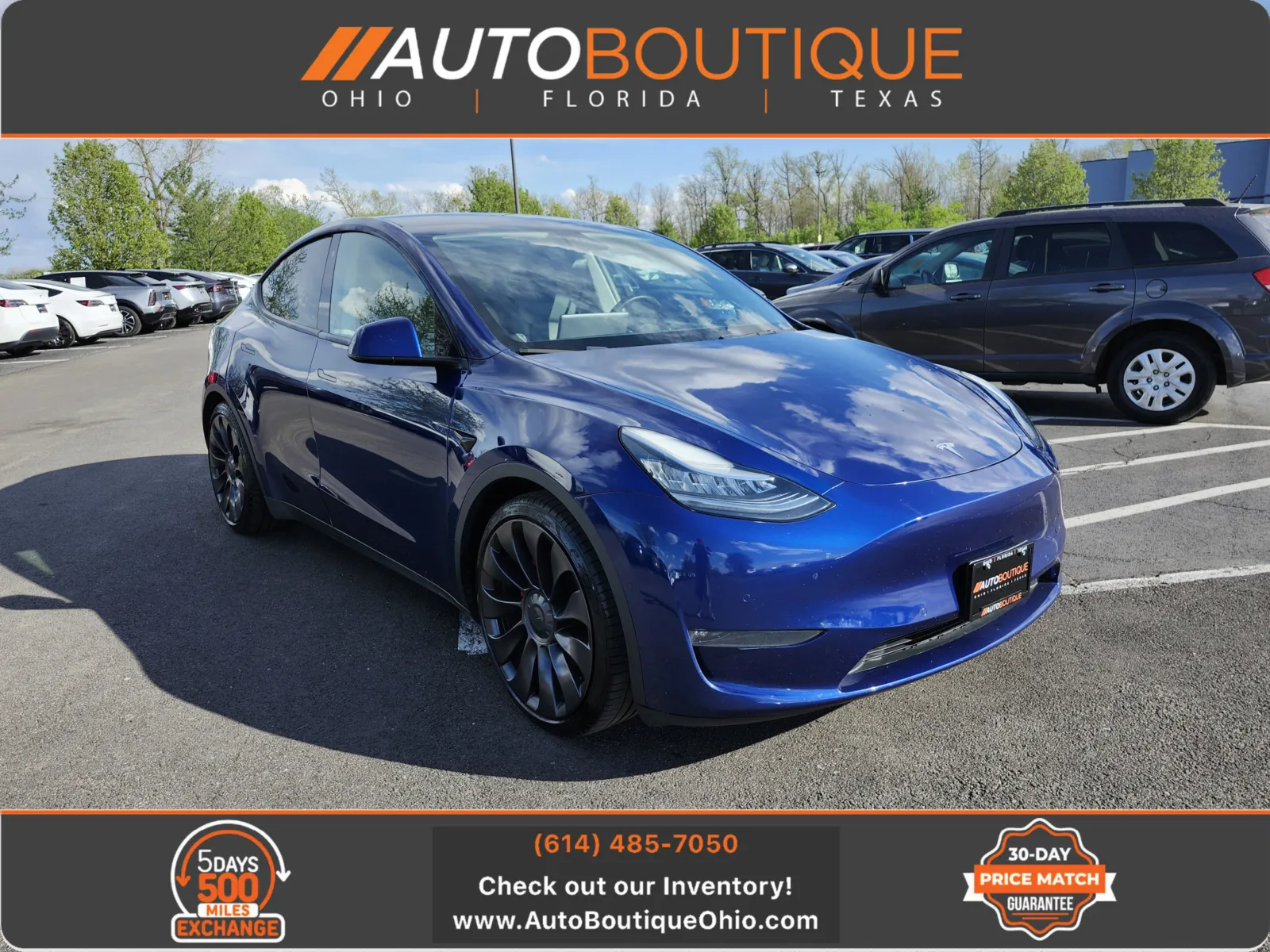 Blue 2020 Tesla Model Y Performance for sale in Columbus, OH
