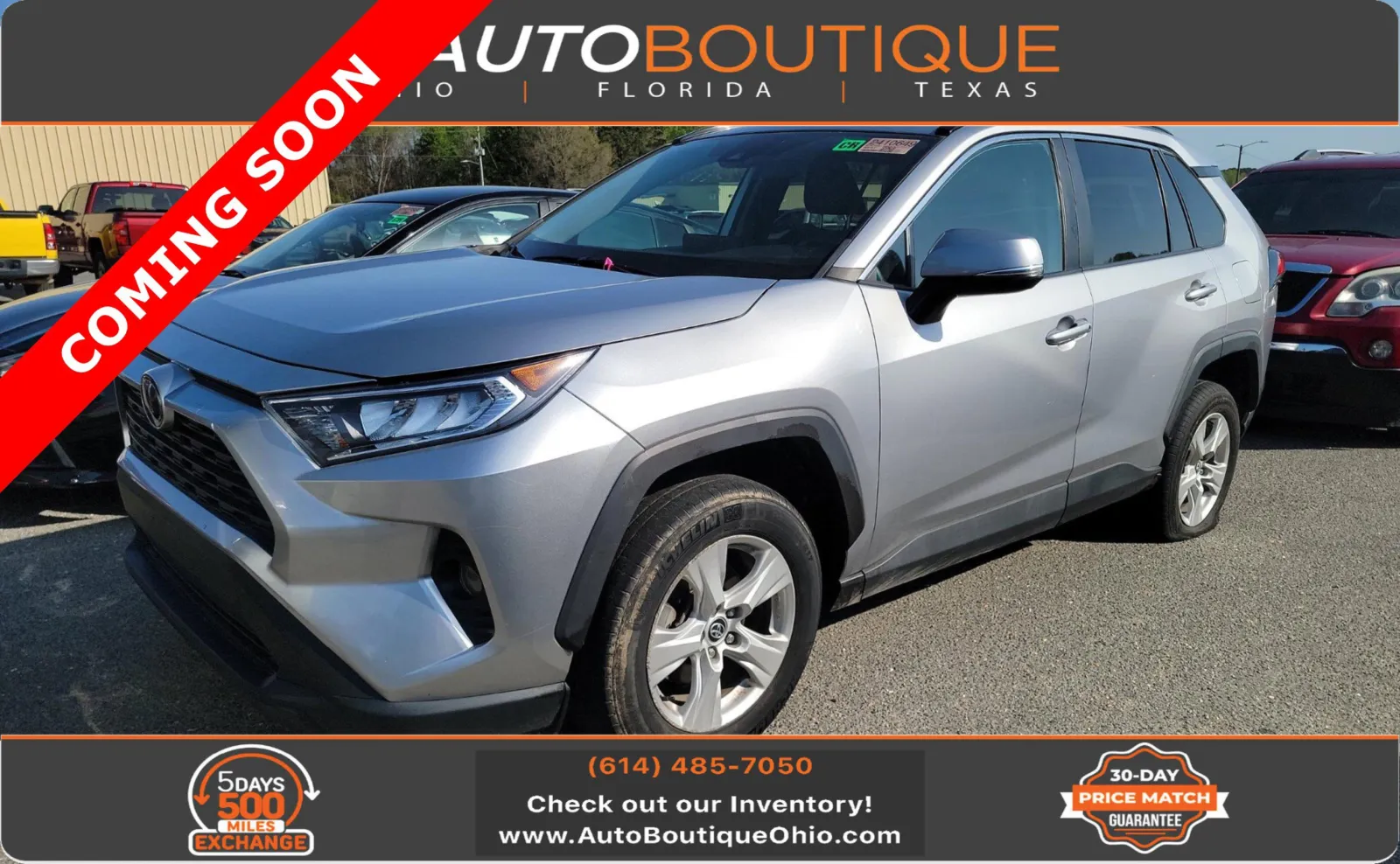 Silver 2021 Toyota RAV4 XLE for sale in Columbus, OH