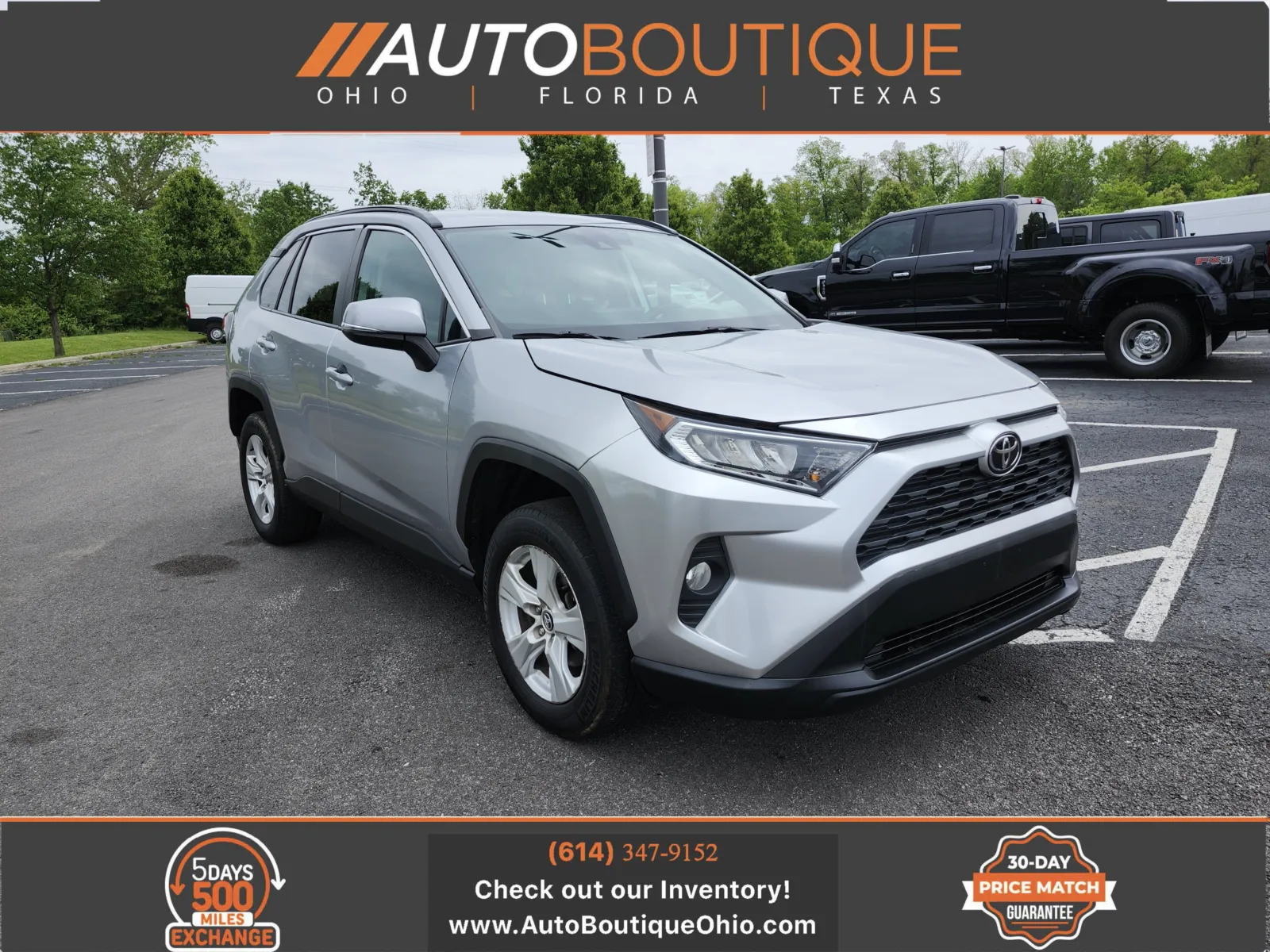 Silver 2021 Toyota RAV4 XLE for sale in Columbus, OH