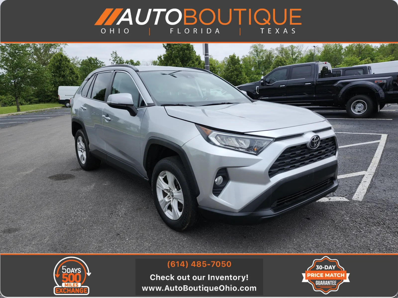 Silver 2021 Toyota RAV4 XLE for sale in Columbus, OH