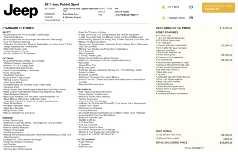 More photos of 2014 Jeep Patriot Sport at Auto Boutique Ohio, OH