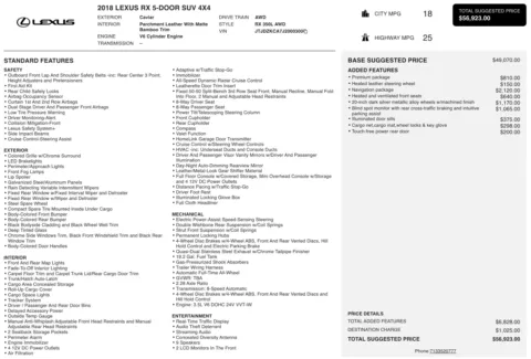 Photos of 2018 Lexus RX 350L Premium for sale in Columbus, OH at Auto Boutique Ohio