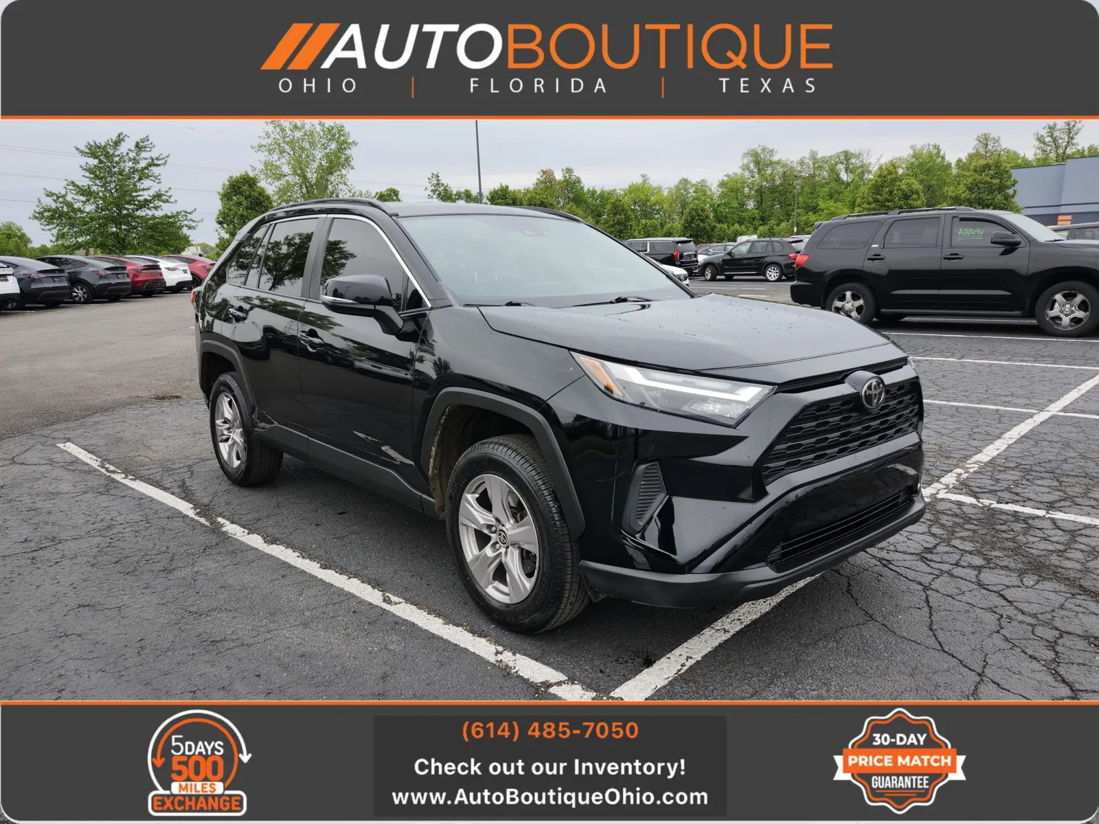 Black 2022 Toyota RAV4 XLE for sale in Columbus, OH
