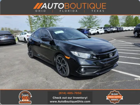 Black 2020 Honda Civic Sedan Sport for sale in Columbus, OH