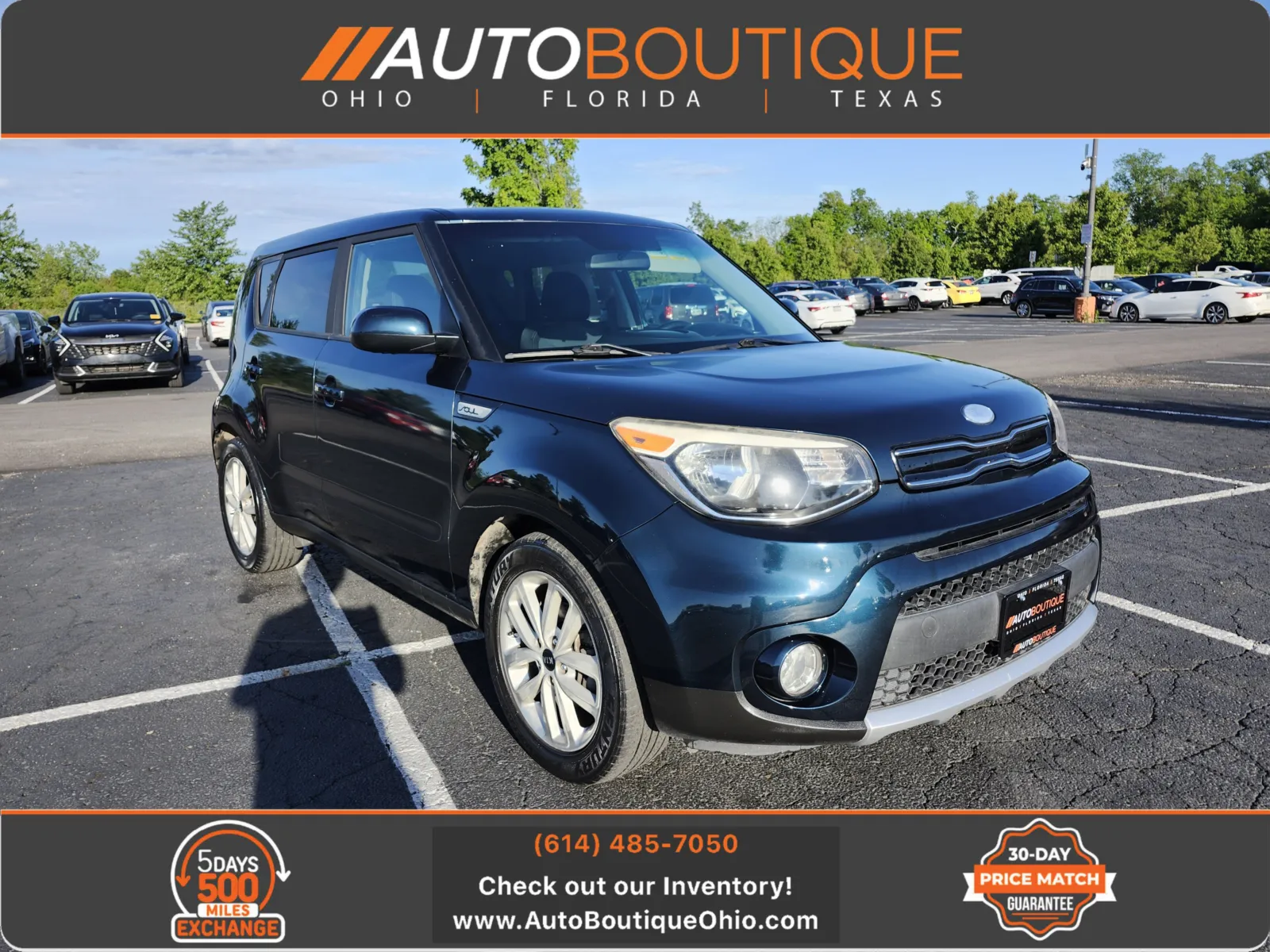 Blue 2017 Kia Soul + for sale in Columbus, OH