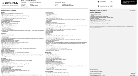 Photos of 2016 Acura TLX Tech for sale in Columbus, OH at Auto Boutique Ohio