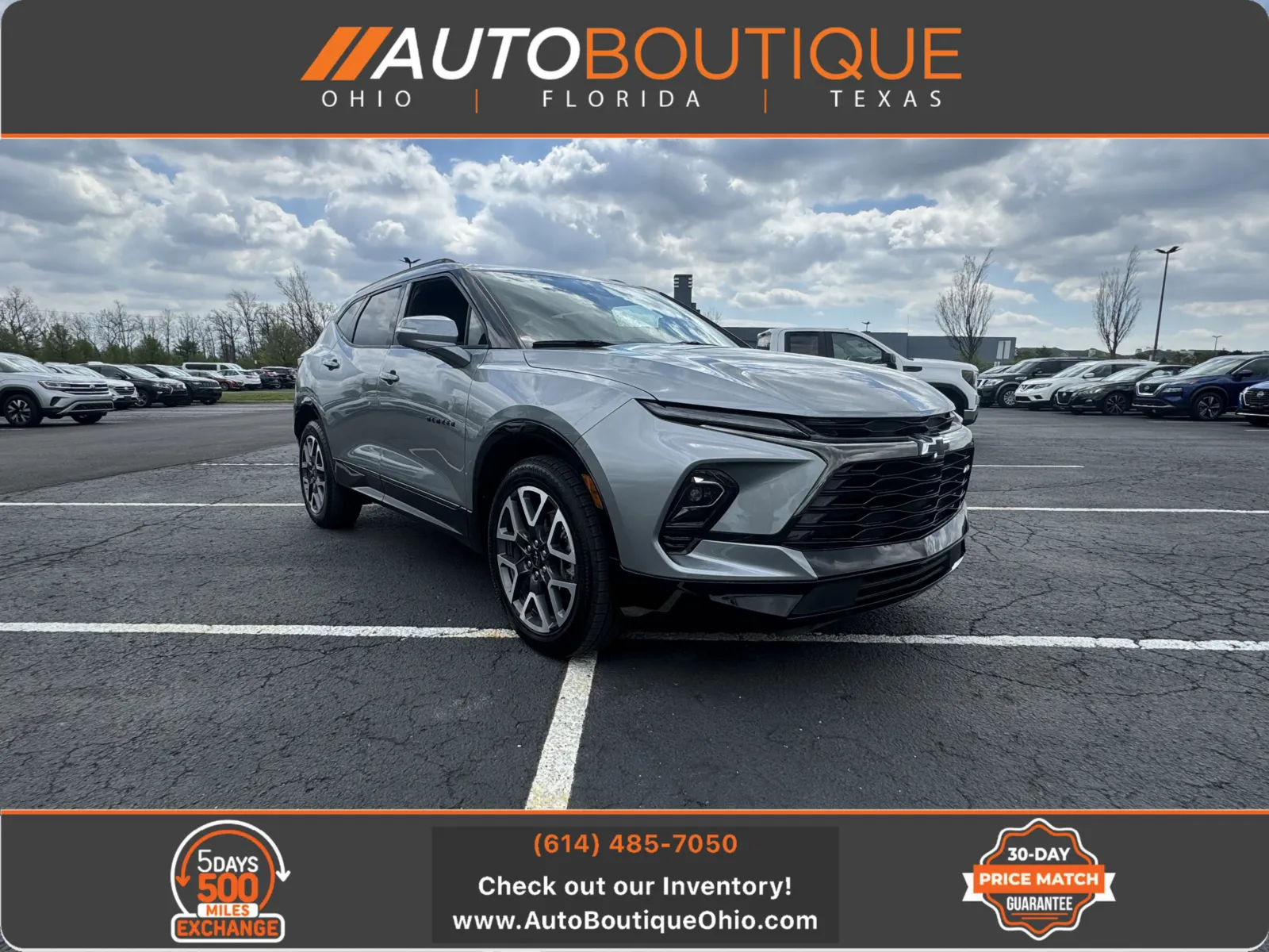 Gray 2025 Chevrolet Blazer RS for sale in Columbus, OH