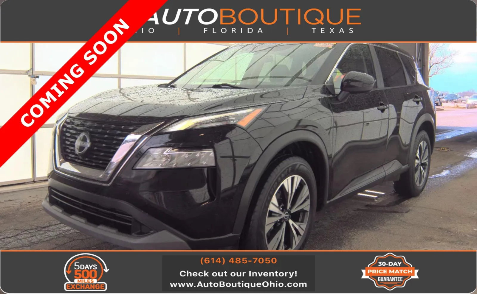 Black 2023 Nissan Rogue SV for sale in Columbus, OH