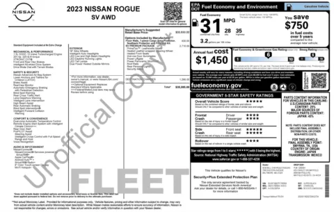 Photos of 2023 Nissan Rogue SV for sale in Columbus, OH at Auto Boutique Ohio