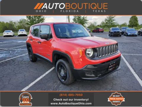 Red 2018 Jeep Renegade Sport for sale in Columbus, OH