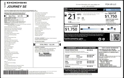 Photos of 2017 Dodge Journey SE for sale in Columbus, OH at Auto Boutique Ohio