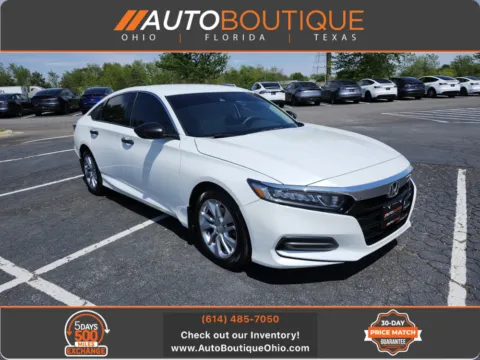 White 2018 Honda Accord Sedan LX 1.5T for sale in Columbus, OH