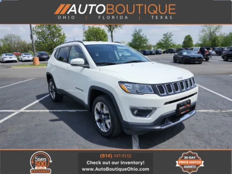 White 2021 Jeep Compass Limited for sale in Columbus, OH