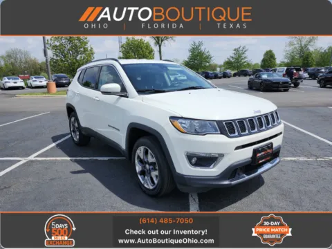 White 2021 Jeep Compass Limited for sale in Columbus, OH
