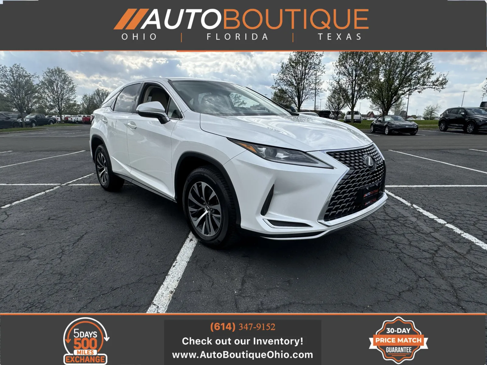 White 2021 Lexus RX 350 for sale in Columbus, OH