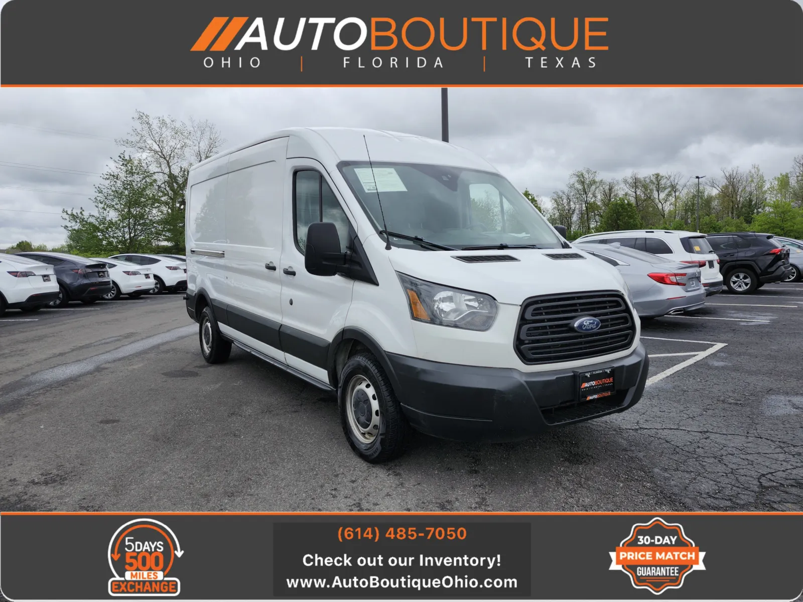 White 2019 Ford Transit Van 250 for sale in Columbus, OH