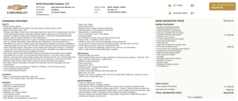 Photos of 2019 Chevrolet Camaro 1LT for sale in Columbus, OH at Auto Boutique Ohio