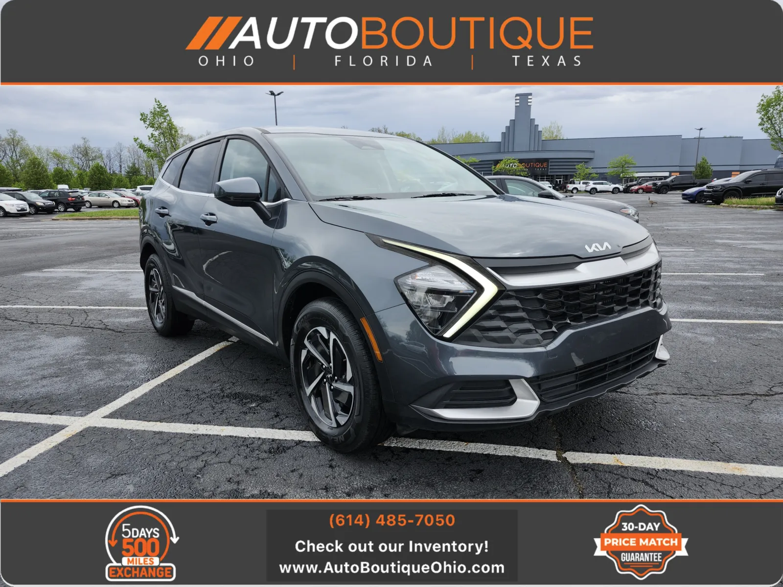 Gray 2023 Kia Sportage Hybrid LX for sale in Columbus, OH
