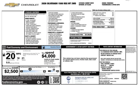 More photos of 2026 Chevrolet Silverado 1500 Work Truck at Auto Boutique Ohio, OH