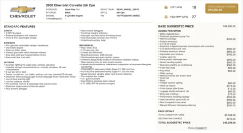 More photos of 2000 Chevrolet Corvette at Auto Boutique Ohio, OH