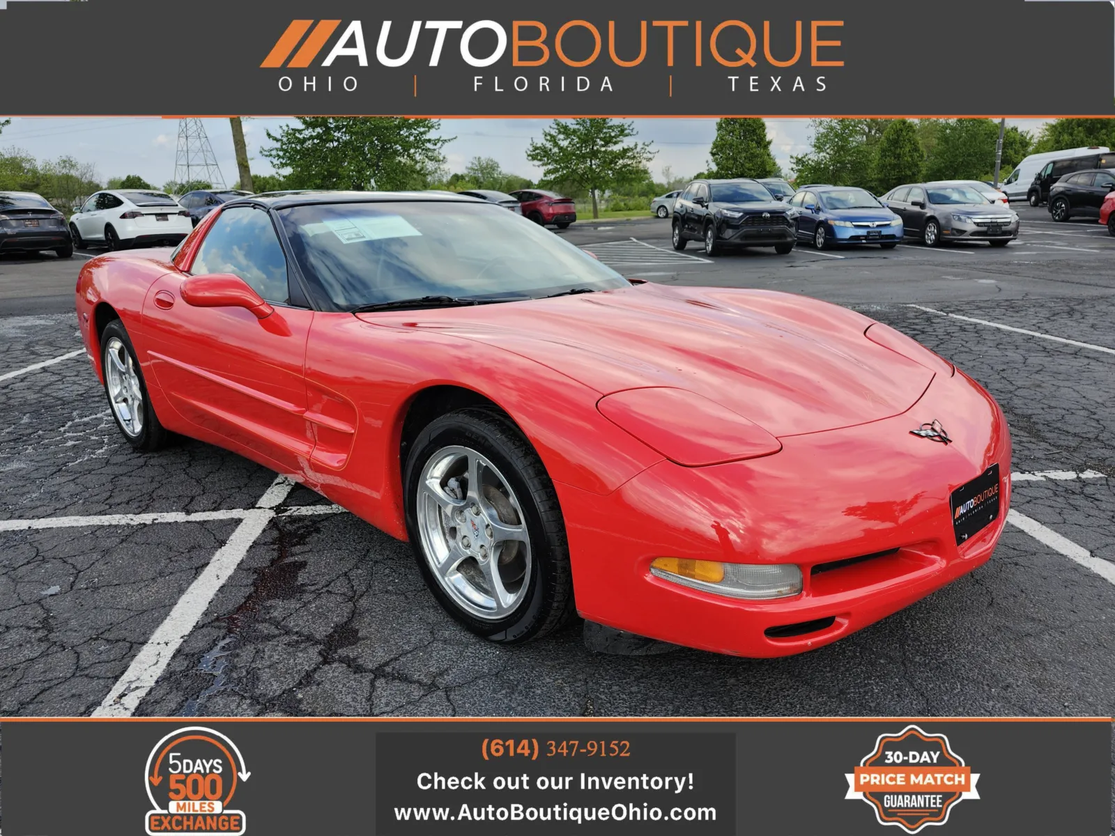 Red 2000 Chevrolet Corvette for sale in Columbus, OH