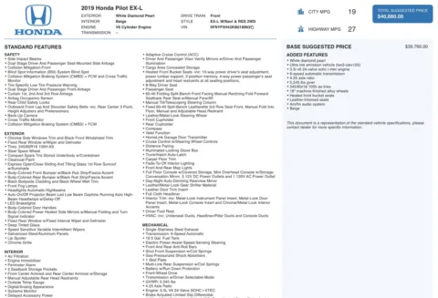 More photos of 2019 Honda Pilot EX-L w/Navi & RES at Auto Boutique Ohio, OH