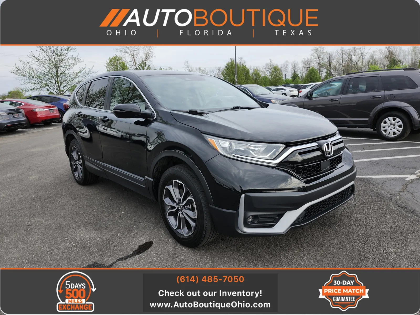 Black 2020 Honda CR-V EX-L for sale in Columbus, OH