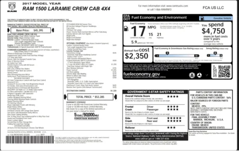 More photos of 2017 Ram 1500 Laramie at Auto Boutique Ohio, OH