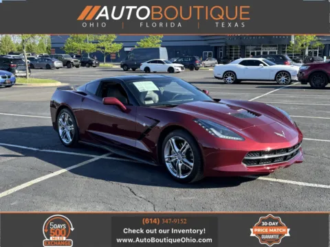 Red 2017 Chevrolet Corvette 1LT for sale in Columbus, OH