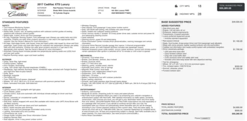 Photos of 2017 Cadillac XTS Luxury for sale in Columbus, OH at Auto Boutique Ohio