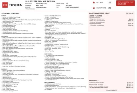 Photos of 2018 Toyota RAV4 XLE for sale in Columbus, OH at Auto Boutique Ohio