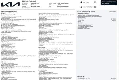 More photos of 2022 Kia Forte LXS at Auto Boutique Ohio, OH