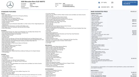 Photos of 2020 Mercedes-Benz GLB 250 for sale in Columbus, OH at Auto Boutique Ohio