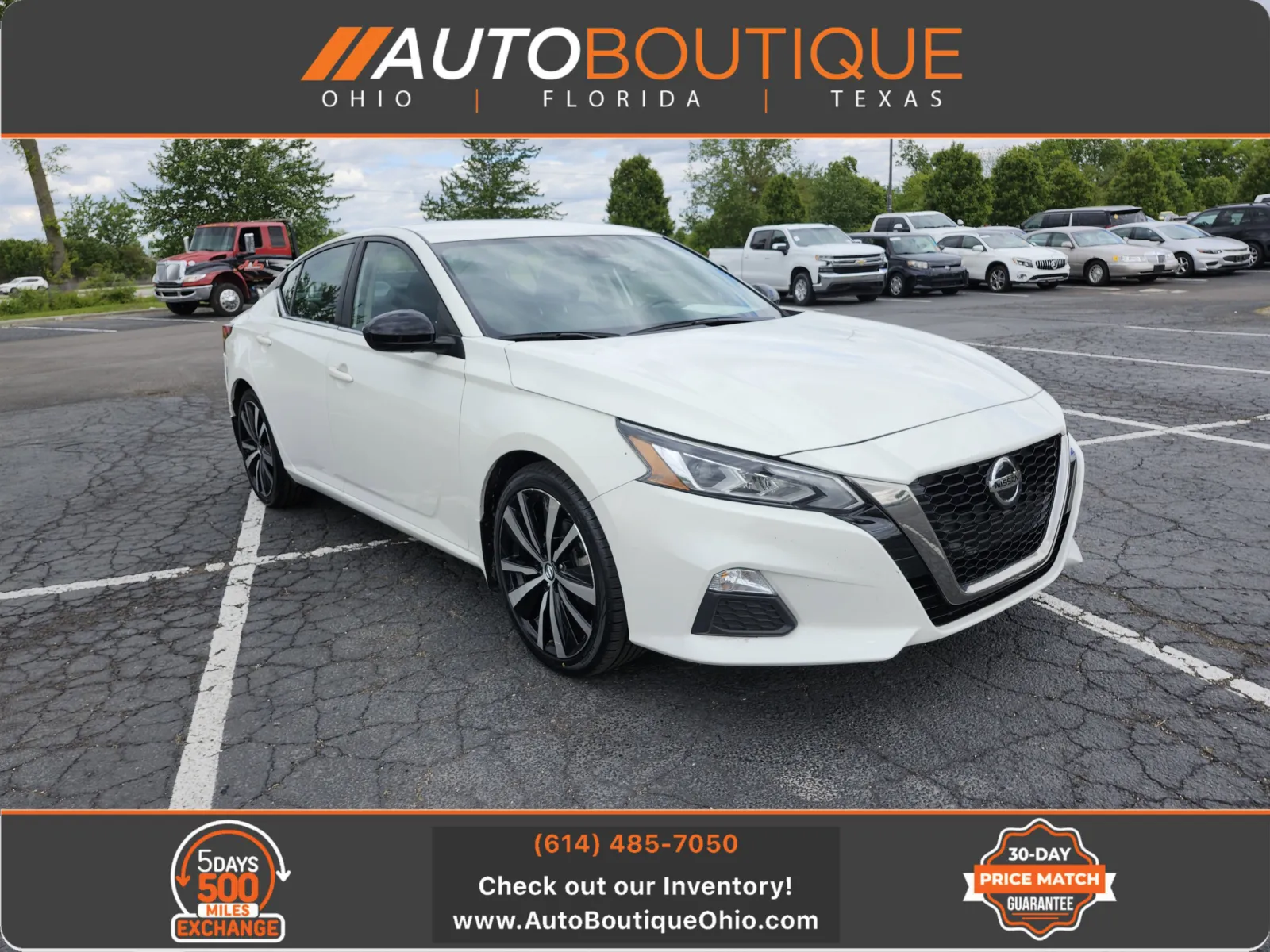 White 2022 Nissan Altima 2.5 SR for sale in Columbus, OH