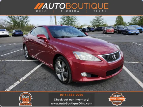 Red 2010 Lexus IS 350C for sale in Columbus, OH