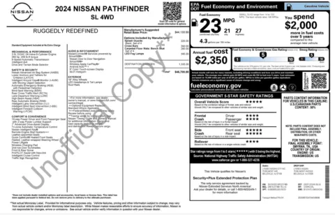 Another view of 2024 Nissan Pathfinder SL for sale in Columbus, OH at Auto Boutique Ohio