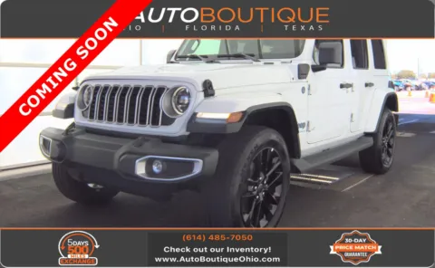 White 2025 Jeep Wrangler 4xe Sahara for sale in Columbus, OH