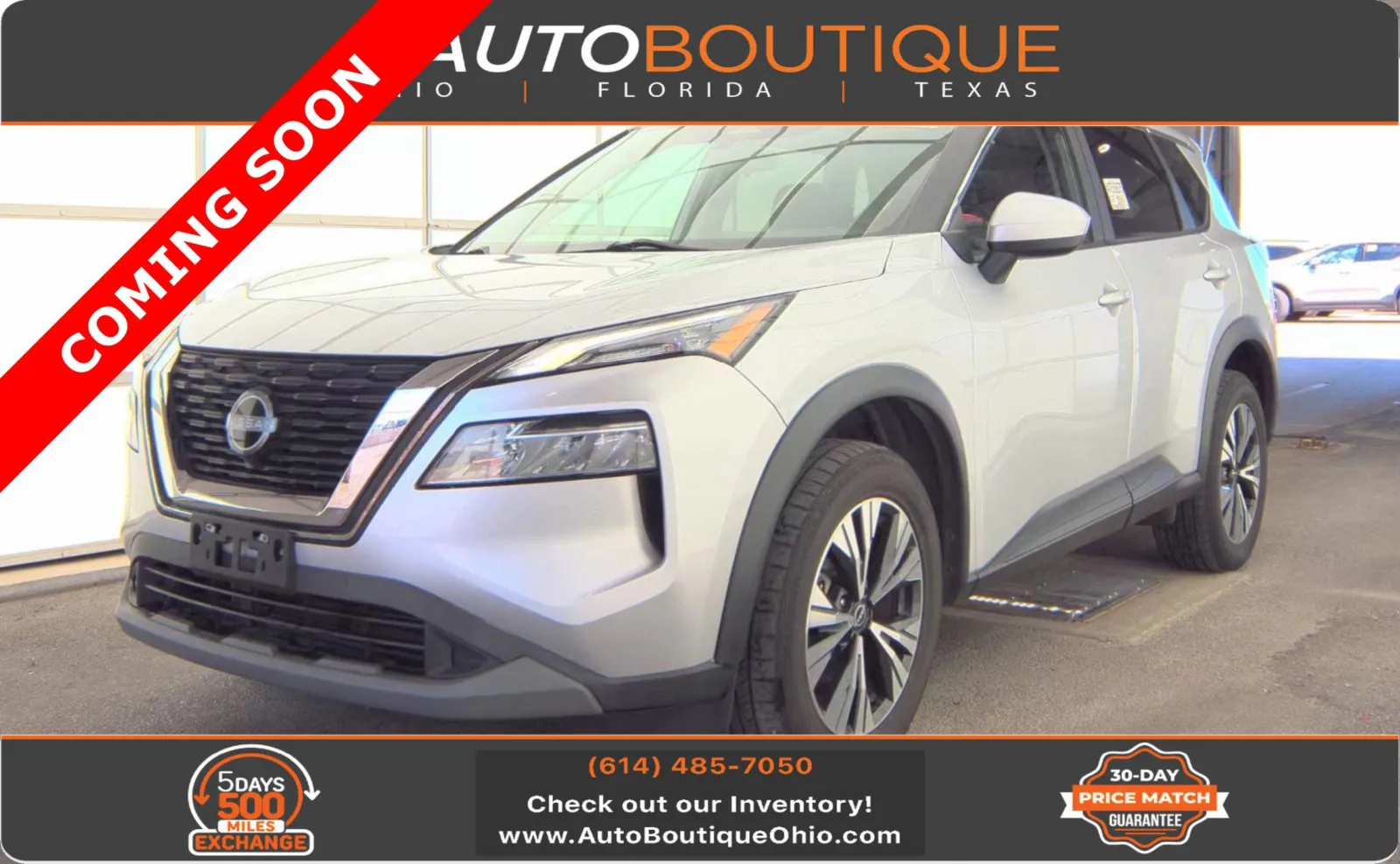 Silver 2023 Nissan Rogue SV for sale in Columbus, OH