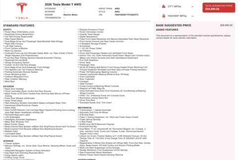 Photos of 2026 Tesla Model Y for sale in Columbus, OH at Auto Boutique Ohio