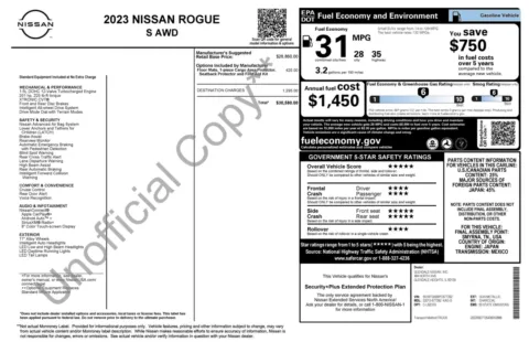 More photos of 2023 Nissan Rogue S at Auto Boutique Ohio, OH