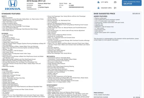 More photos of 2019 Honda CR-V LX at Auto Boutique Ohio, OH