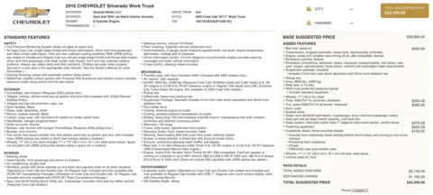 More photos of 2016 Chevrolet Silverado 2500HD Work Truck at Auto Boutique Ohio, OH