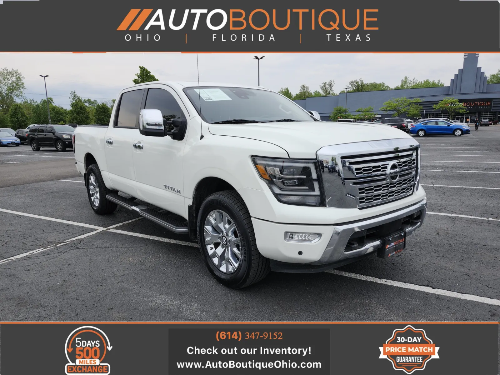 White 2021 Nissan Titan SL for sale in Columbus, OH