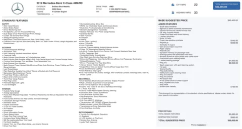 Photos of 2019 Mercedes-Benz C-Class C 300 for sale in Columbus, OH at Auto Boutique Ohio