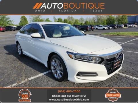 White 2018 Honda Accord Sedan LX 1.5T for sale in Columbus, OH